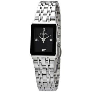 FX04150B NWT Bulova Fashion Ladies Quartz Steel Authentic Watch